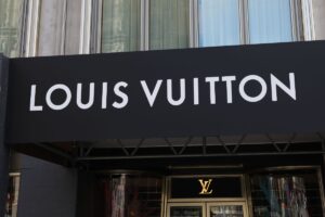 A Louis Vuitton store